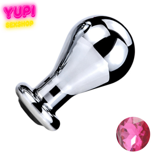 Металева анальна пробка Bit Prof Pink L