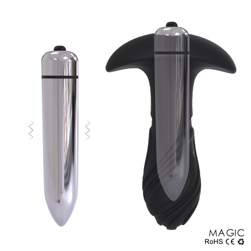 Анальная пробка с вибропулей Magic