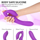 Многофункциональный вибратор-страпон с двойными головками Nami Purple RCT