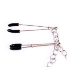 Зажимы для сосков с 2 клипсами Clamps Duo