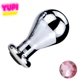 Металлическая анальная пробка Bit Prof Rosy L