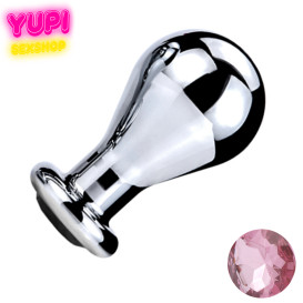 Металлическая анальная пробка Bit Prof Rosy L