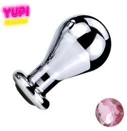 Металлическая анальная пробка Bit Prof Rosy L