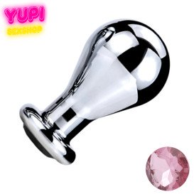 Металлическая анальная пробка Bit Prof Rosy L