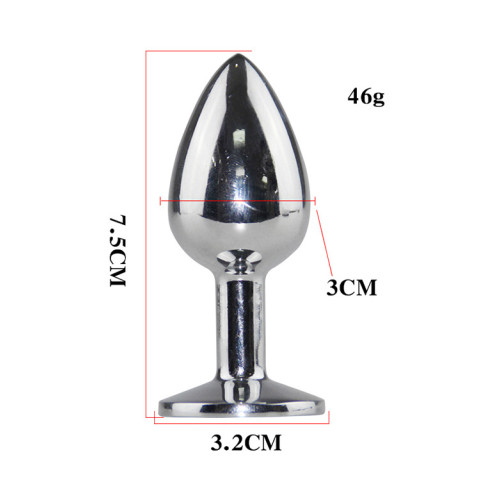 Металлическая анальная пробка с лисьим хвостом Fox Red