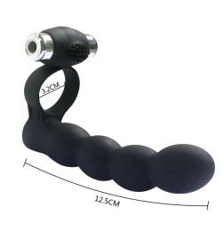 Страпон-шарики с вибрирующим кольцом для пениса Petrichor