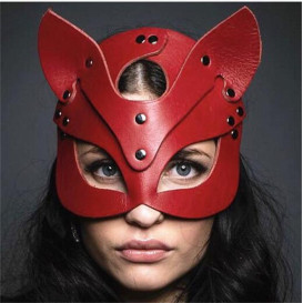 Маска Кошка с цепным ошейником Red Felice