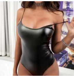 Латексное боди на бретельках Fancy L