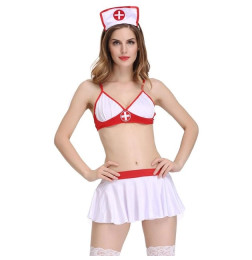 Костюм Медсестры – лиф, юбка, чепчик – Keep Quiet S