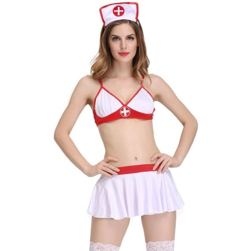 Костюм Медсестры – лиф, юбка, чепчик – Keep Quiet S
