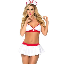 Костюм Медсестры – лиф, юбка, чепчик – Keep Quiet M