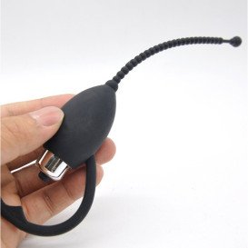 Уретральный катетер с вибропулей для мастурбации Sunrise