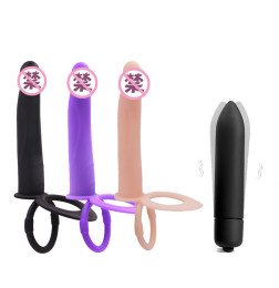 Массажер простаты с кольцом для пениса Intrigo