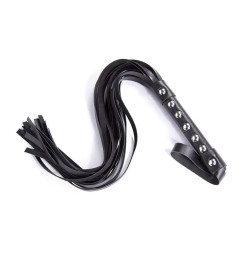 Флоггер БДСМ с заклепками из искуственной кожи Stato