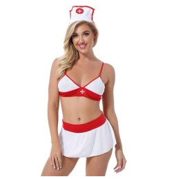 Костюм Медсестры – лиф, юбка, чепчик – Keep Quiet XL