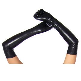 Эластичные длинные латексные перчатки Phosphene