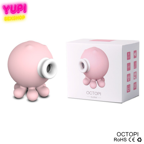 Вакуумний кліторальний стимулятор Octopi Pink