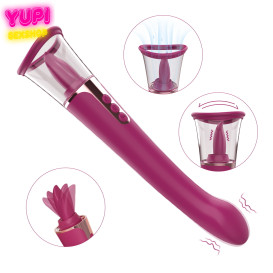 Вакуумный вибратор массажер 3 в 1 Cersei Bordo