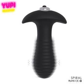 Анальная пробка с вибропулей Spiral