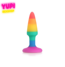 Силиконовая анальная пробка LGBT S