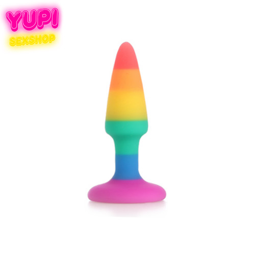 Силиконовая анальная пробка LGBT S