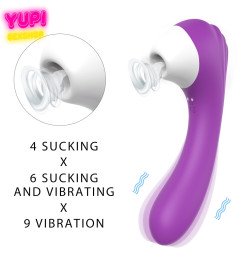 Вакуумный стимулятор клитора с вибрацией Screaming Purple