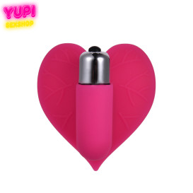 Мини вибратор в форме сердца Mini Love Pink