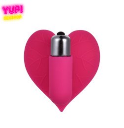 Мини вибратор в форме сердца Mini Love Pink