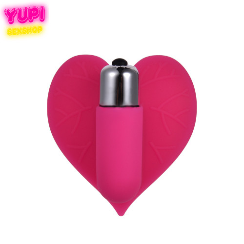 Міні вібратор у формі серця Mini Love Pink