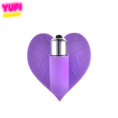 Мини вибратор в форме сердца Mini Love Purple