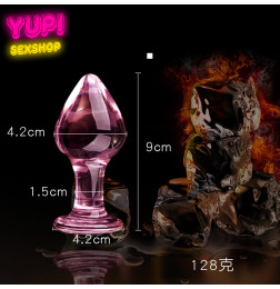 Стеклянная анальная пробка Sex Cristal A