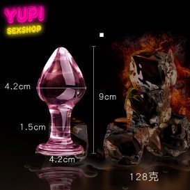 Стеклянная анальная пробка Sex Cristal A