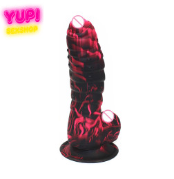 Разноцветный фаллоимитатор на присоске Varan