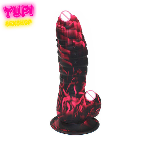 Разноцветный фаллоимитатор на присоске Varan