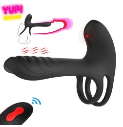 Насадка на пенис с вибрацией Frank Black RCT