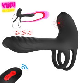 Насадка на пенис с вибрацией Frank Black RCT