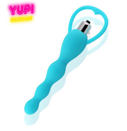 Анальный вибратор-цепочка Isis Blue