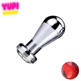 Металлическая анальная пробка Bit Prof Red S