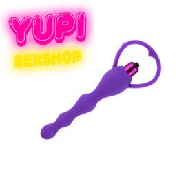 Анальный вибратор-цепочка Isis Purple