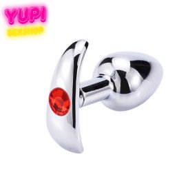 Металлическая анальная пробка Anchor Red S