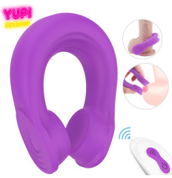 Эрекционное кольцо с вибро Song Purple RCT