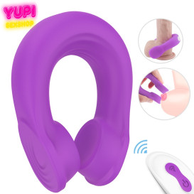 Эрекционное кольцо с вибро Song Purple RCT