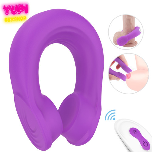Эрекционное кольцо с вибро Song Purple RCT