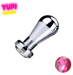 Металлическая анальная пробка Bit Prof Pink S