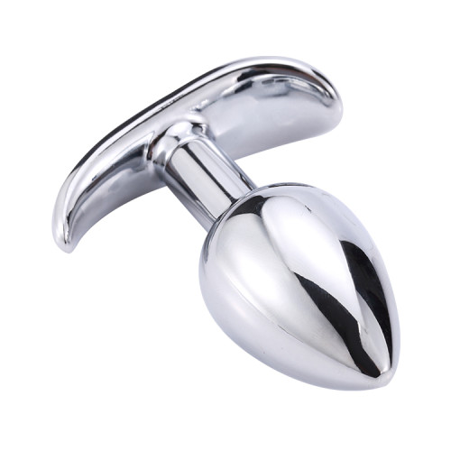 Металлическая анальная пробка Anchor Pink S