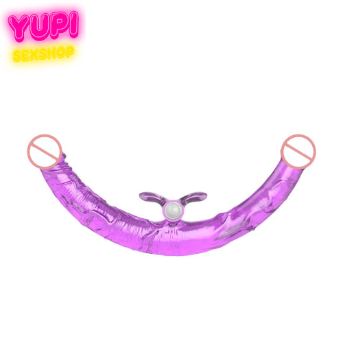 Фаллоимитатор двойной с вибропулей Duel Touch