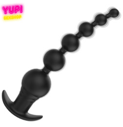 Анальная цепочка с вибропулей Tower