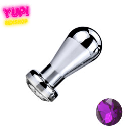 Металлическая анальная пробка Bit Prof Dark Purple S