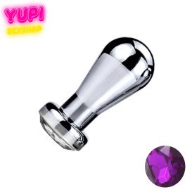 Металлическая анальная пробка Bit Prof Dark Purple S