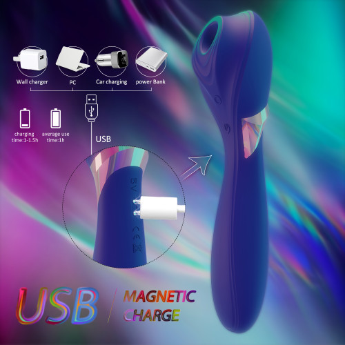 Вибратор Dr. Love Purple Plue